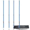 4 Pack Agility Pole in Carry Bag with Elevated Spring EQUIPMENT Alpha Gear