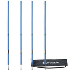 4 Pack Agility Pole in Carry Bag with Elevated Spring EQUIPMENT Alpha Gear