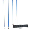 4 PACK AGILITY POLE WITH BAG BLUE Teamwear equipment Alpha Gear