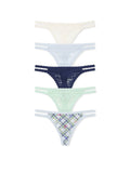 5-Pack Wink Lace Strappy Thong Panties