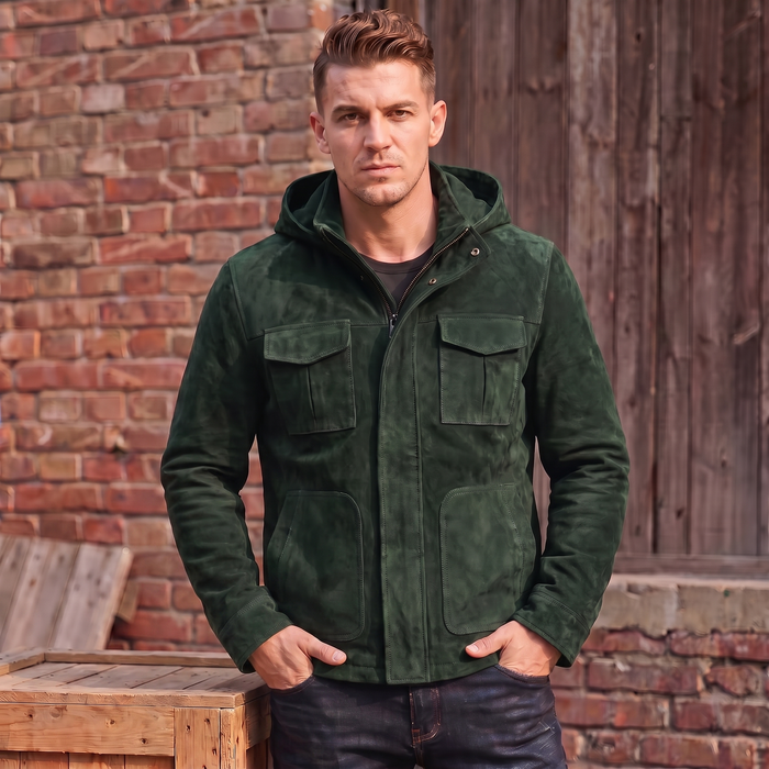 XS / Green / Suede