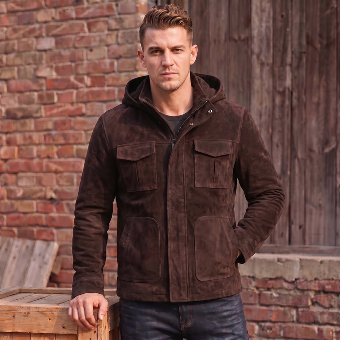 XS / Brown / Suede