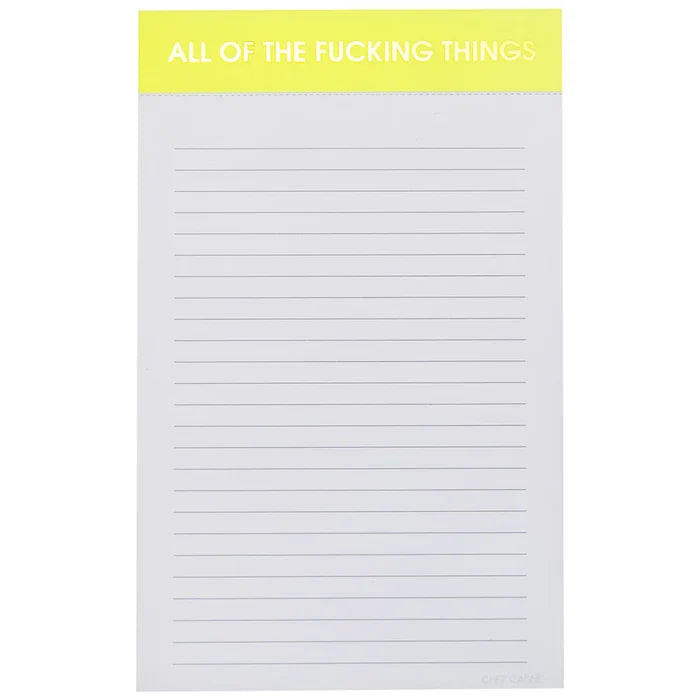 All The F**king Things Notepad