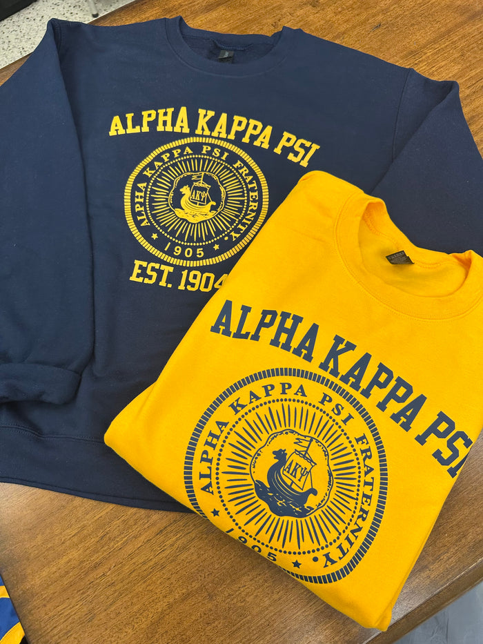 Alpha Kappa Psi - Crest Sweatshirt