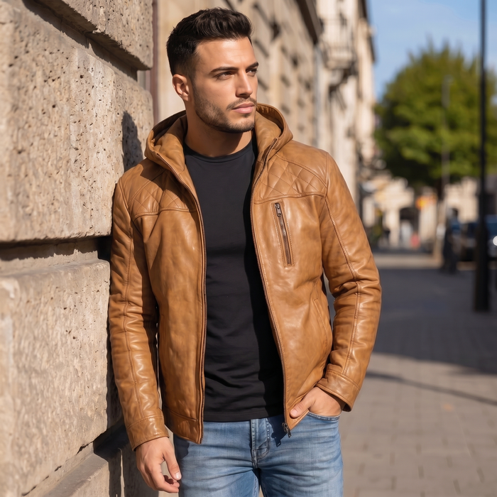 XS / Tan / Leather