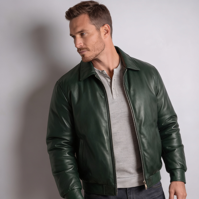 XS / Green / Leather