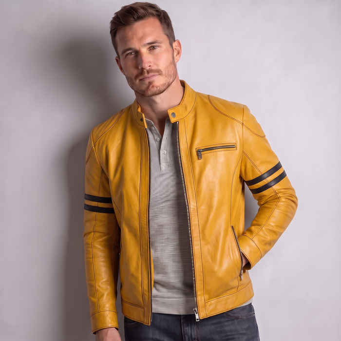 XS / Yellow / Leather