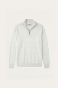 Arlino Quarter Zip Knit White