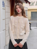 Armani Round Neck Crochet Sweater