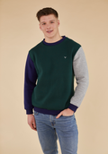 Arnoux Men's Sweatshirt - Green - Whale Of A Time Clothing