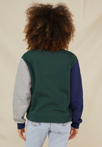Arnoux Women's Sweatshirt - Green - Whale Of A Time Clothing