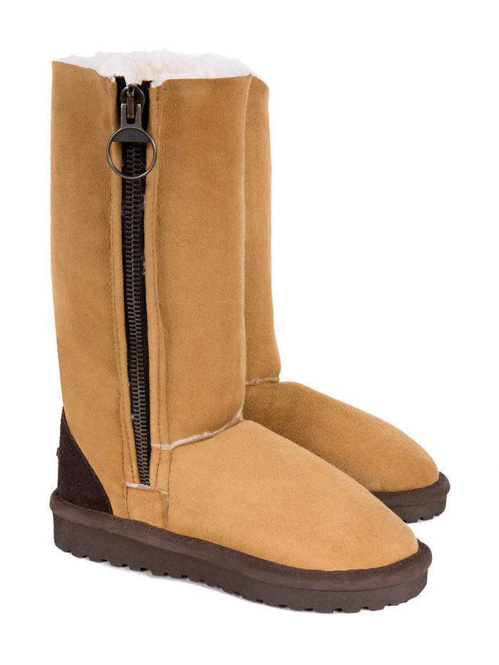 Aviator Sheepskin Calf Boots