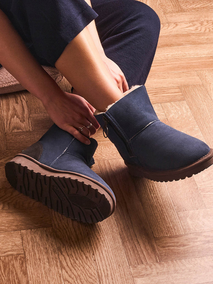 Aviator Sheepskin Shortie Boots
