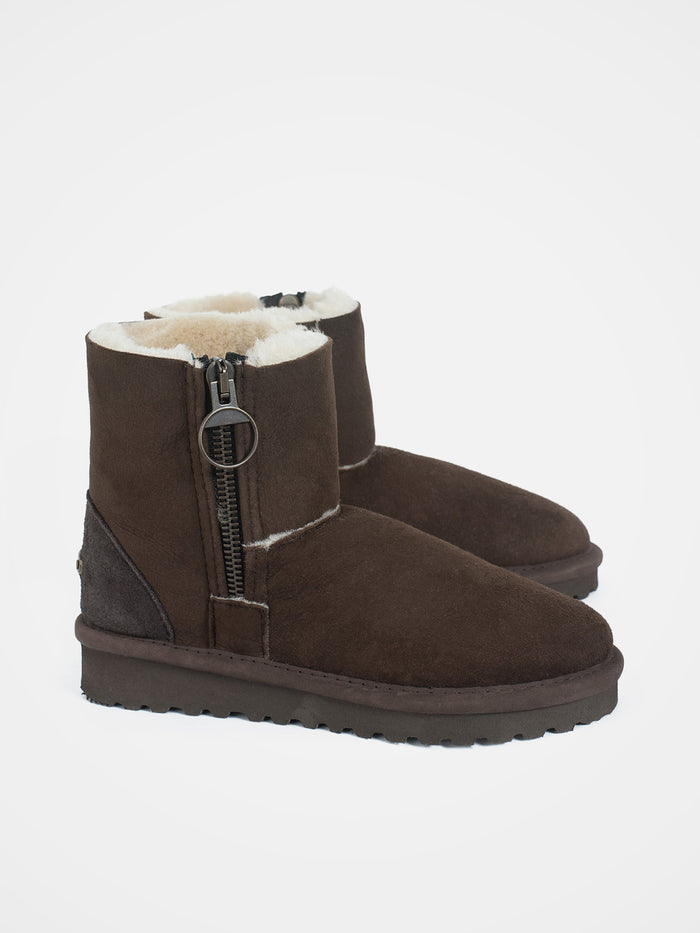 Aviator Sheepskin Shortie Boots