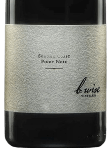 B Wise Sonoma Pinot Noir 2020