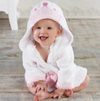 Baby Hooded Animal Bath Towel | Soft Cotton Baby Hooded Bath Towel
