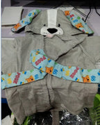 Baby Hooded Animal Bath Towel | Soft Cotton Baby Hooded Bath Towel