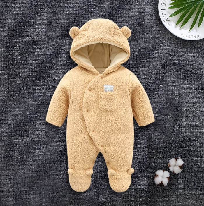 Baby inter Cotton Padded Clothes | Baby Thick Warm Onesie Winter