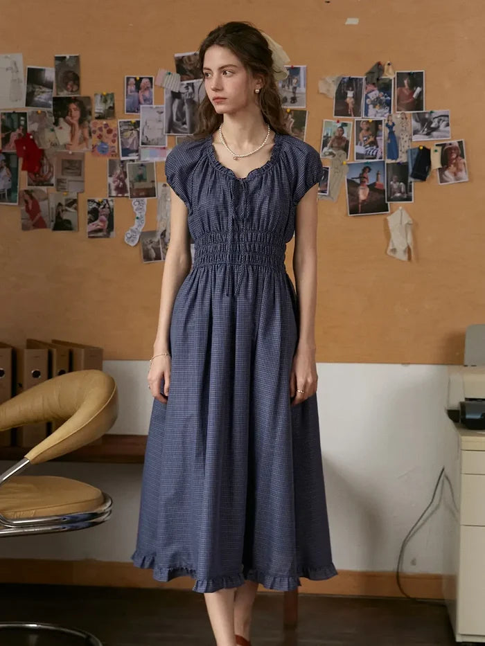 Baylee Round Neck 100% Cotton Dress