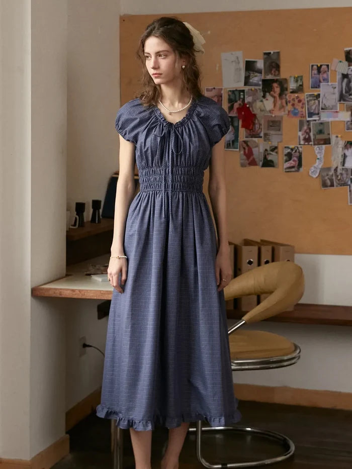 Baylee Round Neck 100% Cotton Dress