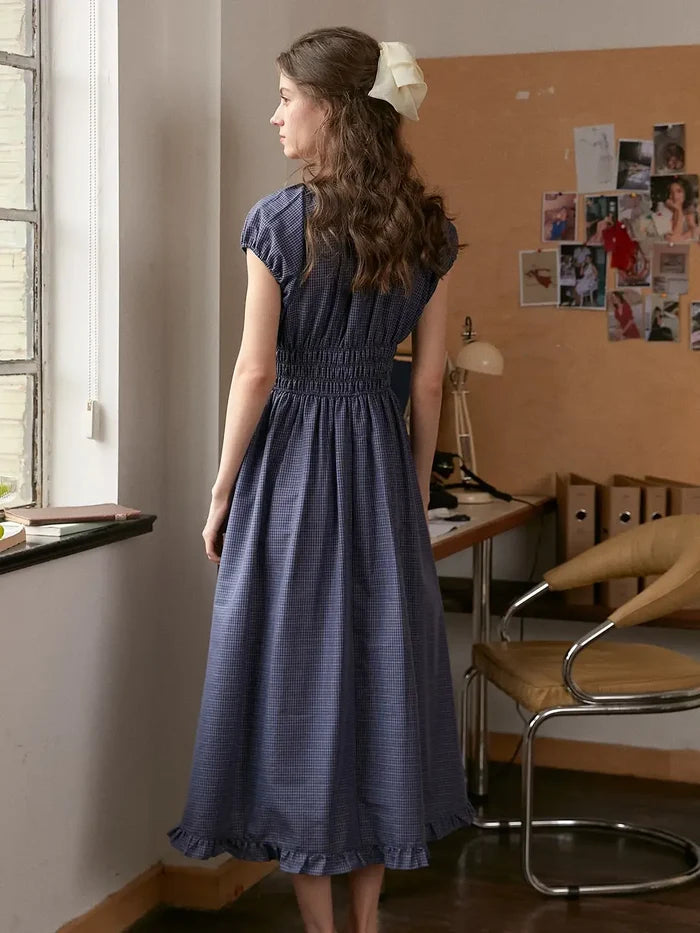 Baylee Round Neck 100% Cotton Dress