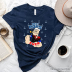 Best Pops Ever T-Shirt, Classic Popeye the Sailorman Dad Tee for Fun and Strong Dads T-Shirts OrnamentallyYou Navy XS