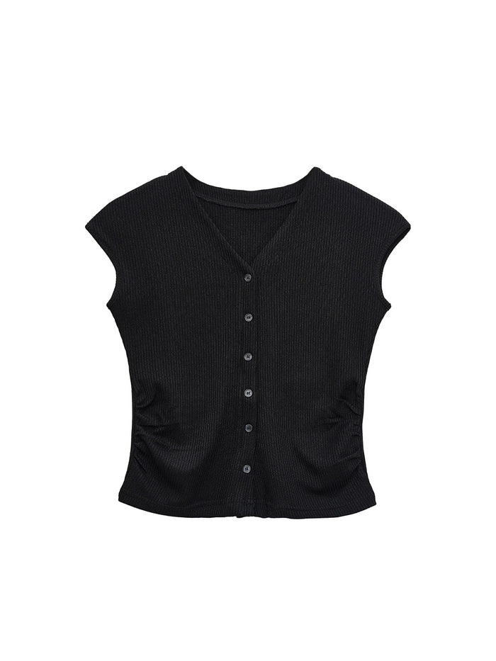 Blaire Simple V-Neck Blouse