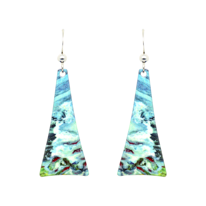 Blue Water Earrings, Item# 1965