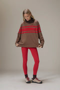 Boardwalk Long Sleeve Tee in Brown