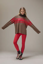 Boardwalk Long Sleeve Tee in Brown