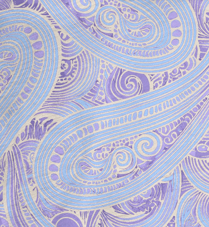 BOBBY MARAKESH PAISLEY HELIO MENS WOOL JOHNNY COLLAR POLO