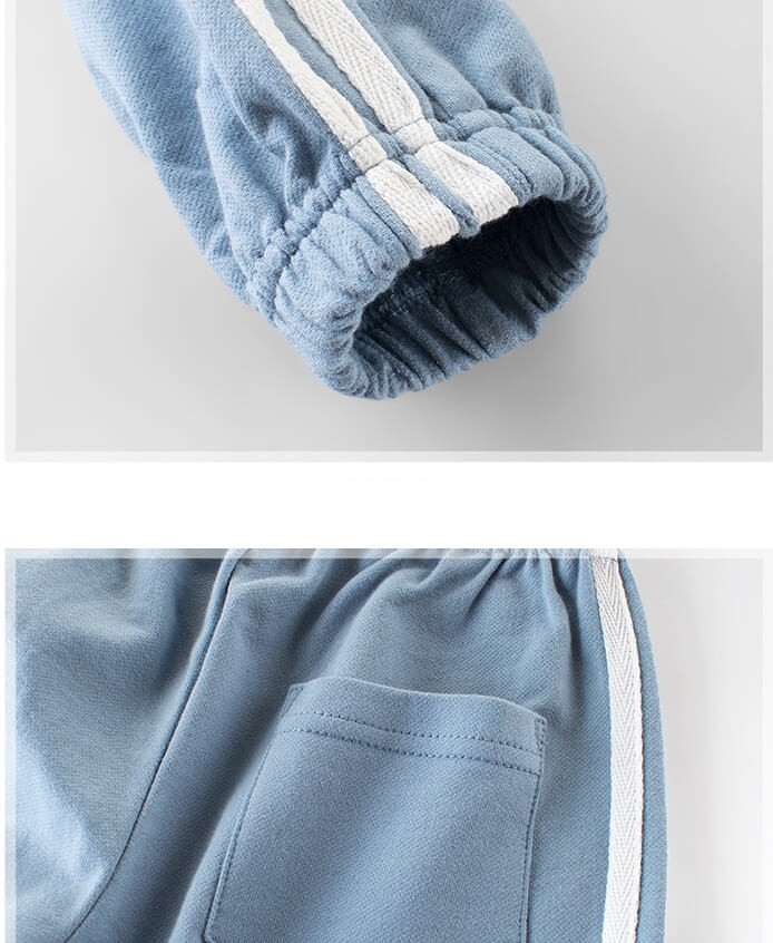 Boys Cotton Sweatpants | Boys Elastic Waist Sweatpants