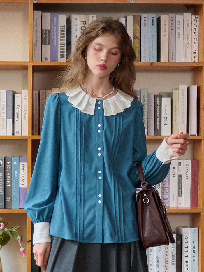 Braelynn Peter Pan Collar Blouse
