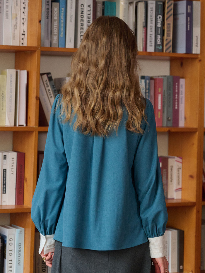 Braelynn Peter Pan Collar Blouse
