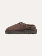 Braid Trim Sheepskin Clogs