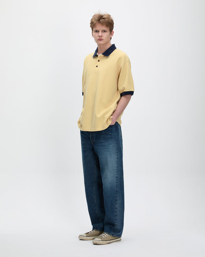 Campus S/S Polo Yellow