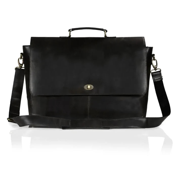 Captain Lawyer Leather Messenger Bag