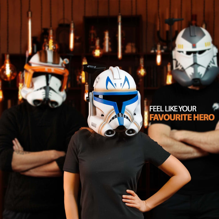 Captain Rex Clone Trooper Phase 2 Helmet from Clone Wars Series from Star Wars / Cosplay Helmet / Commander Helmet / Star Wars Helmet Cyber Craft