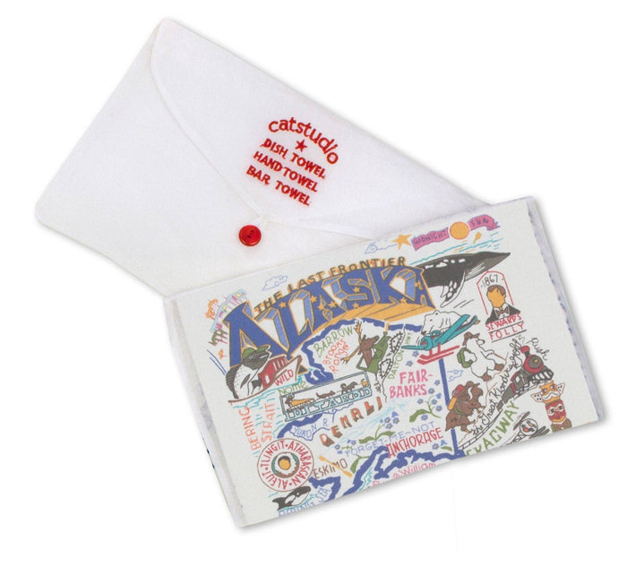 Alaska Dish Towel - Pine & Moss