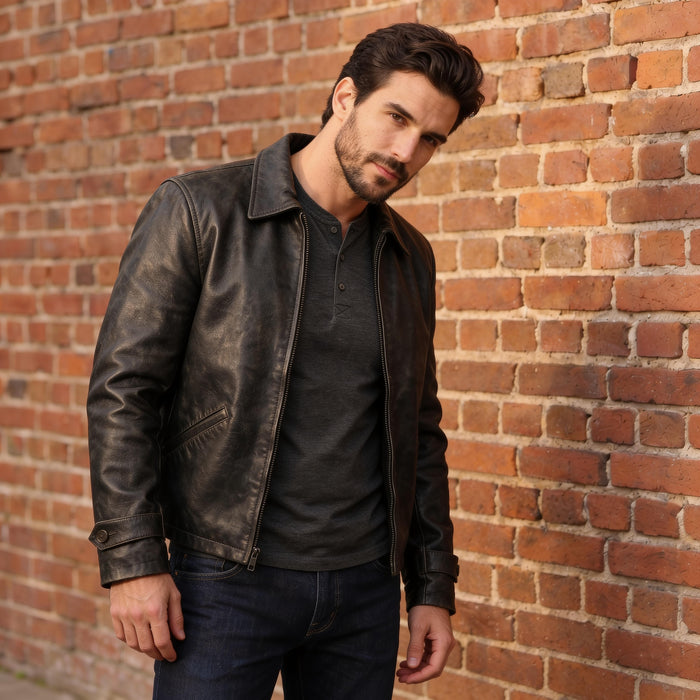 XS / Black / Leather