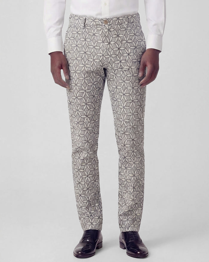 CHARLES TRIBAL NATURAL MENS TAILORED PANT