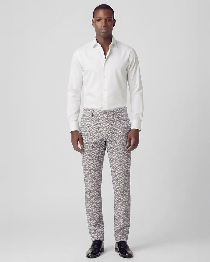 CHARLES TRIBAL NATURAL MENS TAILORED PANT