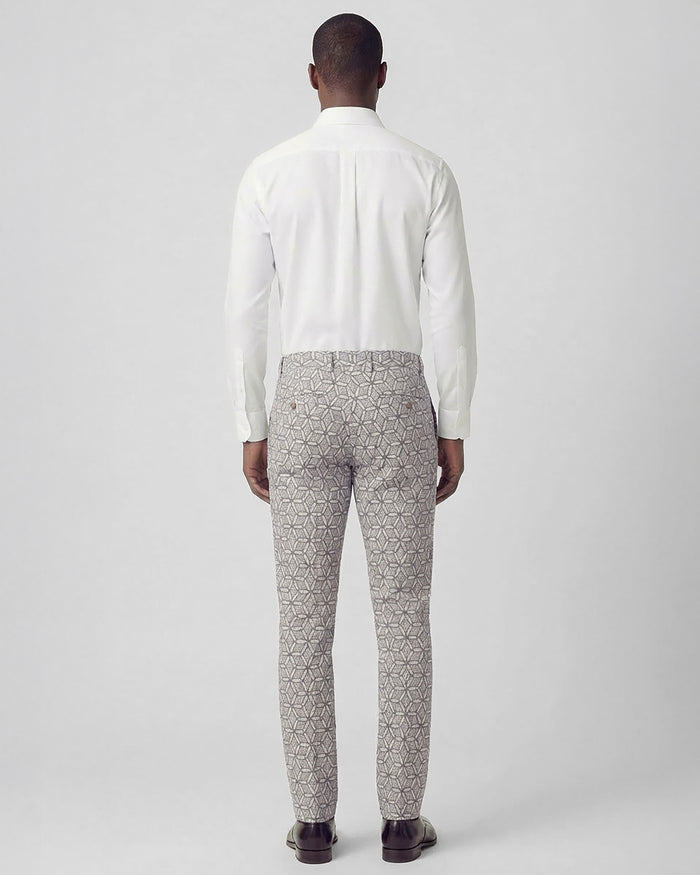 CHARLES TRIBAL NATURAL MENS TAILORED PANT