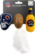 Chicago Bears 3-piece Cat Nip Toy Set
