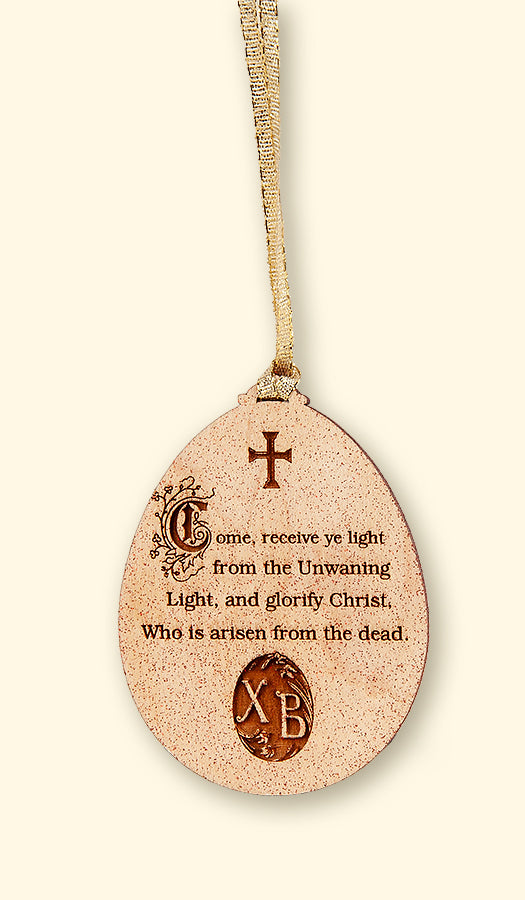 Christ is Risen, My Joy! Hanging Icon of St. Seraphim