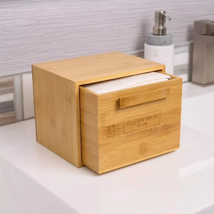 Clean Skin Club Clean Towels XL Original + Bamboo Container - 50 pz