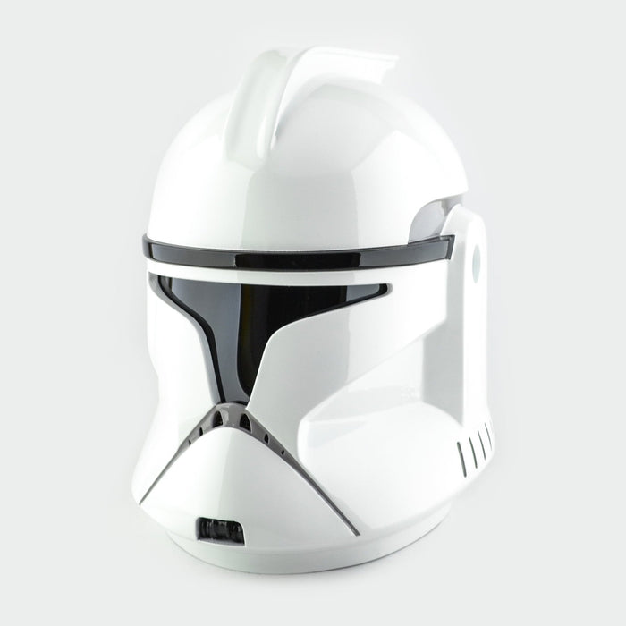 Clone Trooper Phase 1 Shiny and Weathered Helmets from Star Wars / Cosplay Helmet / Clone Wars Phase 1 Helmet / Star Wars Helmet Cyber Craft