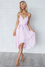 Cloud Nine Dress - Blush Pink - Runway Goddess