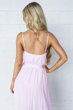 Cloud Nine Dress - Blush Pink - Runway Goddess