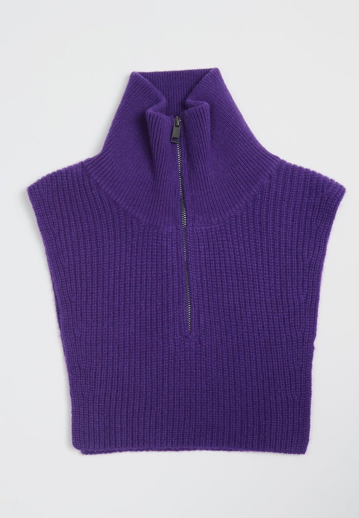ZAYA 1 Snood en cachemire 4 fils violet